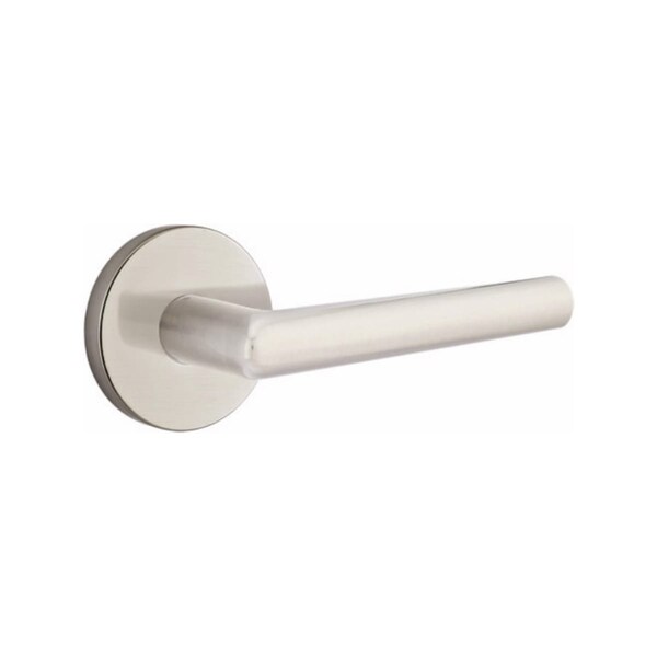 Emtek Stuttgart Lever Dummy Pair with Disk Rose for 1-1/4 in to 2 in Door Satin Nickel Finish 5059STUUS15 - main